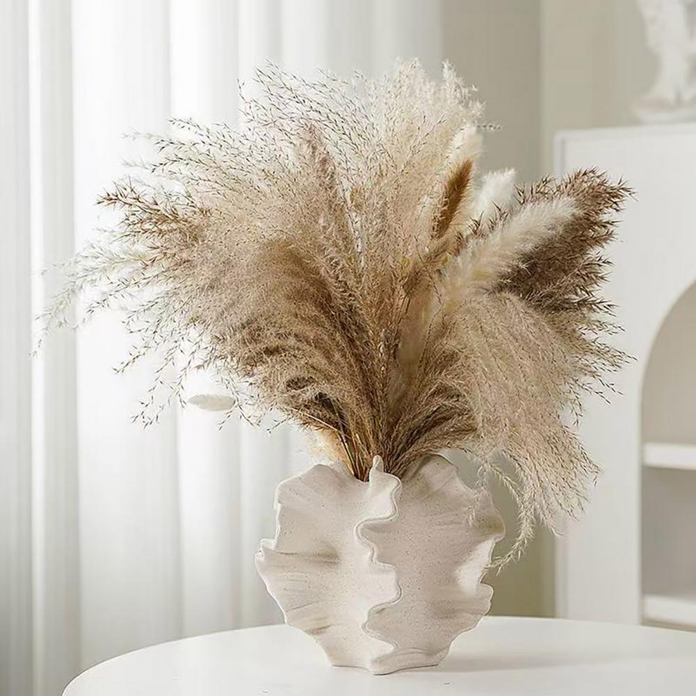 Home Office Form - Floral Inspired Centerpiece Vase Resin Abstract