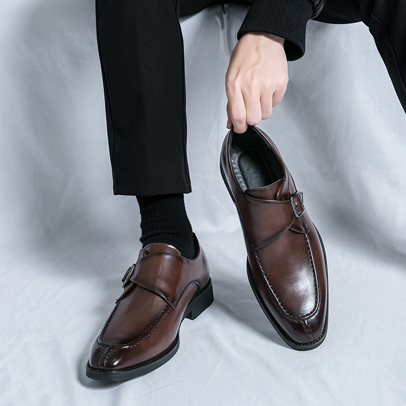 Home Office Head - Men's Business Casual Leather Shoes Cowhide