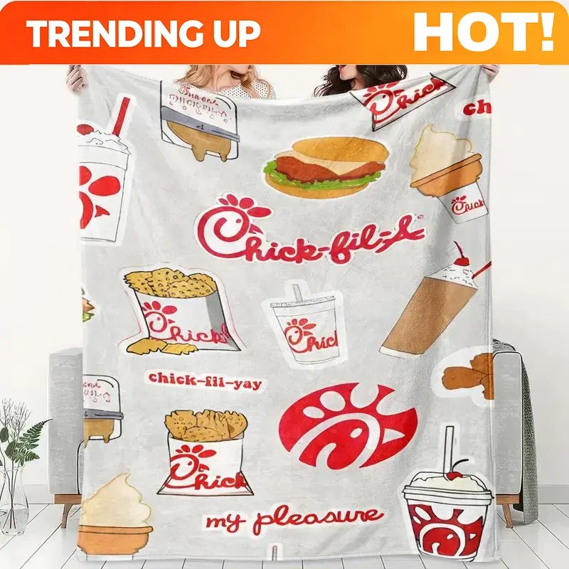 Home Office Icon - Customize Customize Chick-Fil-A Theme Ultra-Soft Flannel