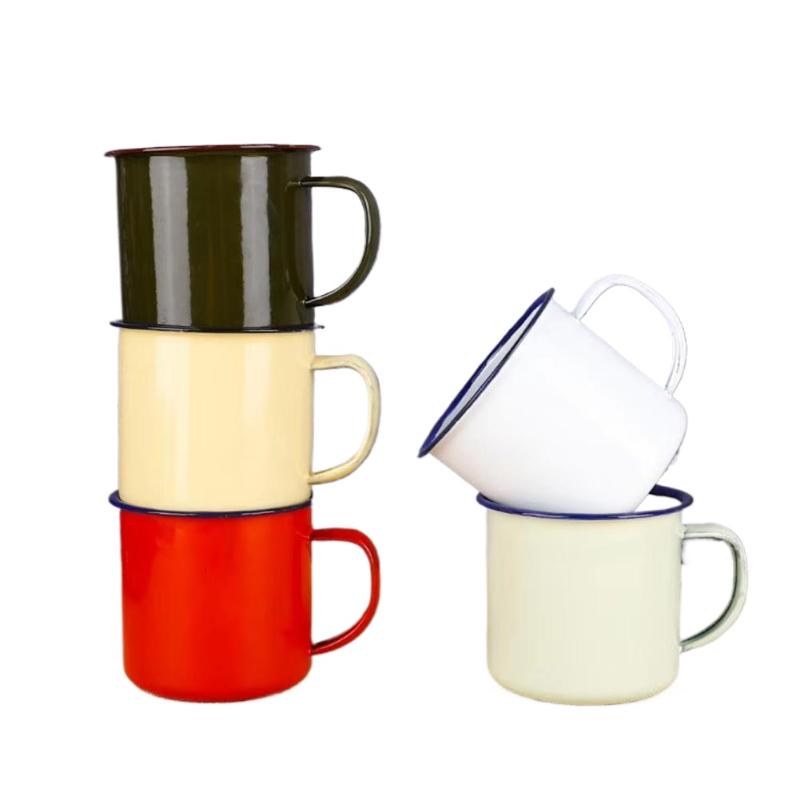 Home Office Form - 【M】Enamel Drinking Mugs Multiple Color Size