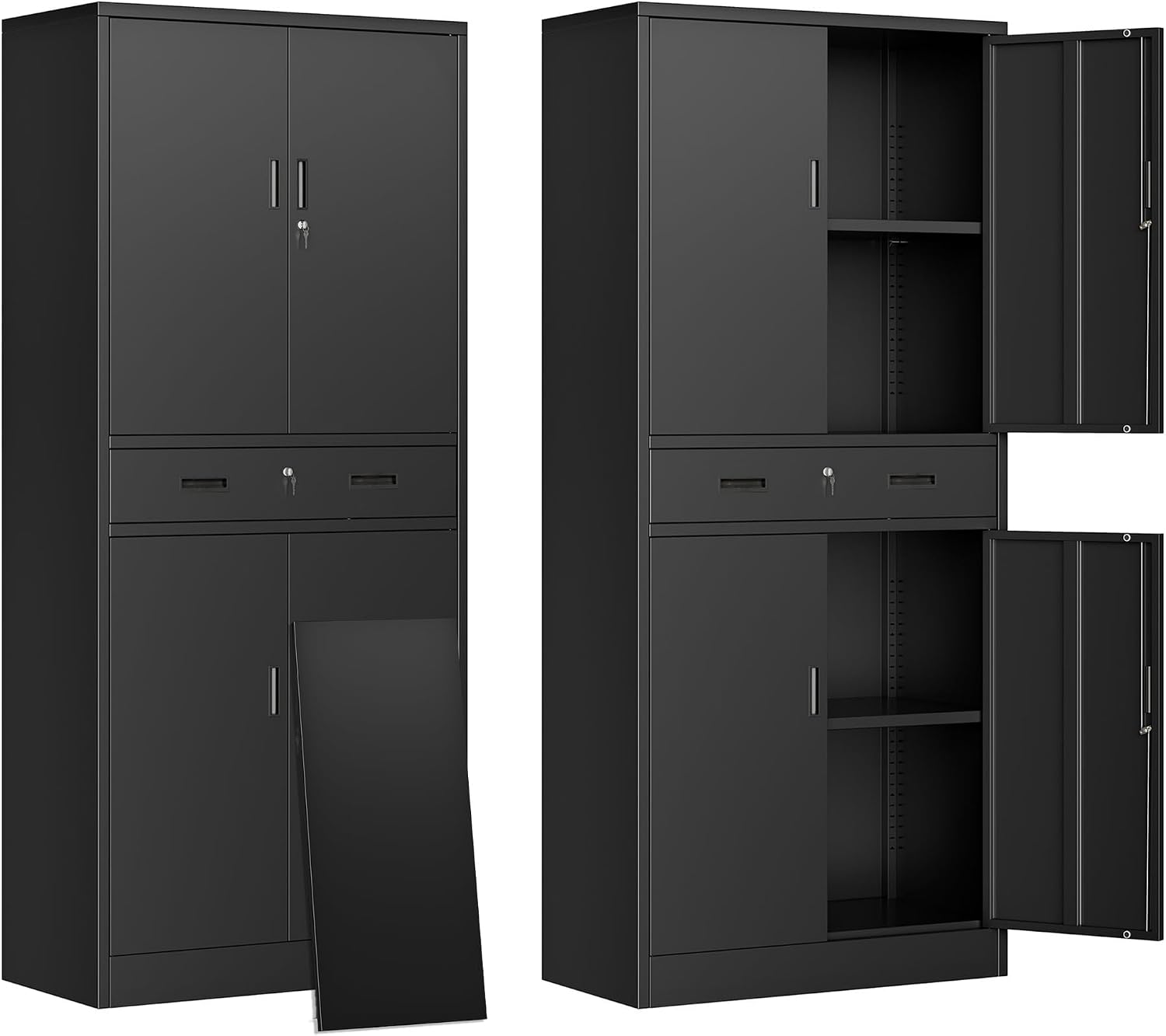 File Cabinet Drawer - Tall Metal Storage Cabinet With Drawer,