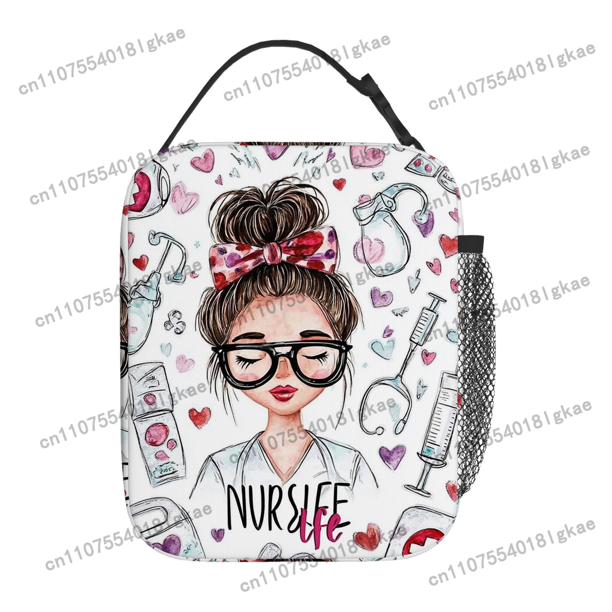 Home Office Icon - 1pc Nurse-Themed Insulated Thermal Bag with