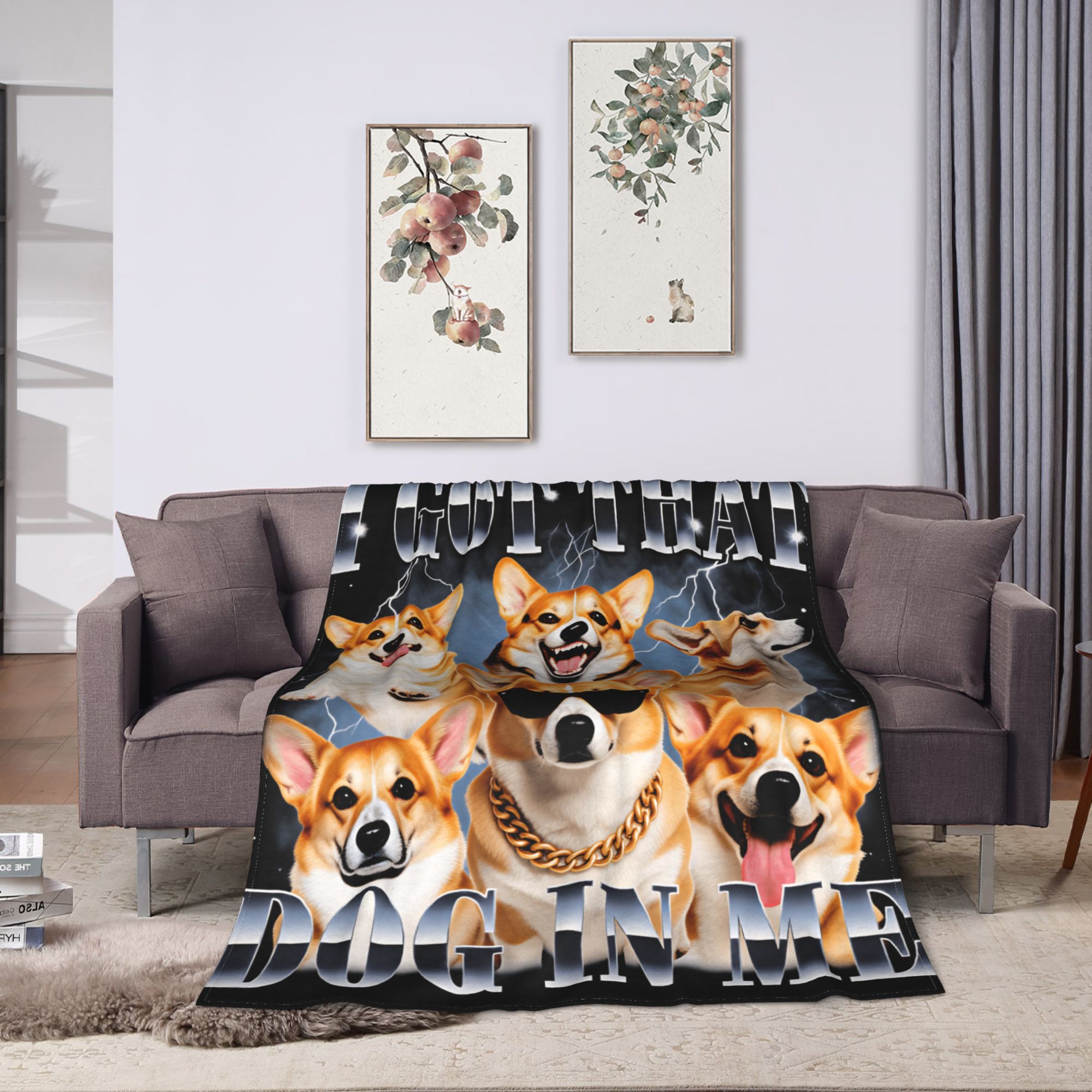 I Got That Dog In Me Corgi 90S - Home Office Trend review and price