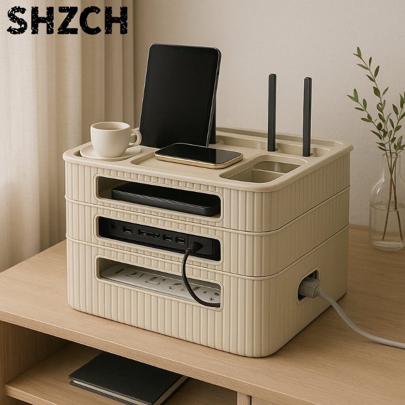 WiFi Router Storage Box TV Set - Home Office In Living Room review and price