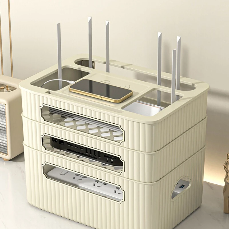 WiFi Router Storage Box TV Set - Home Office In Living Room review and price