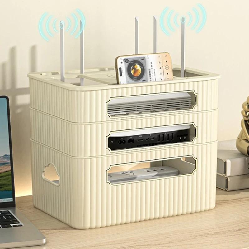 WiFi Router Storage Box TV Set - Home Office In Living Room review and price