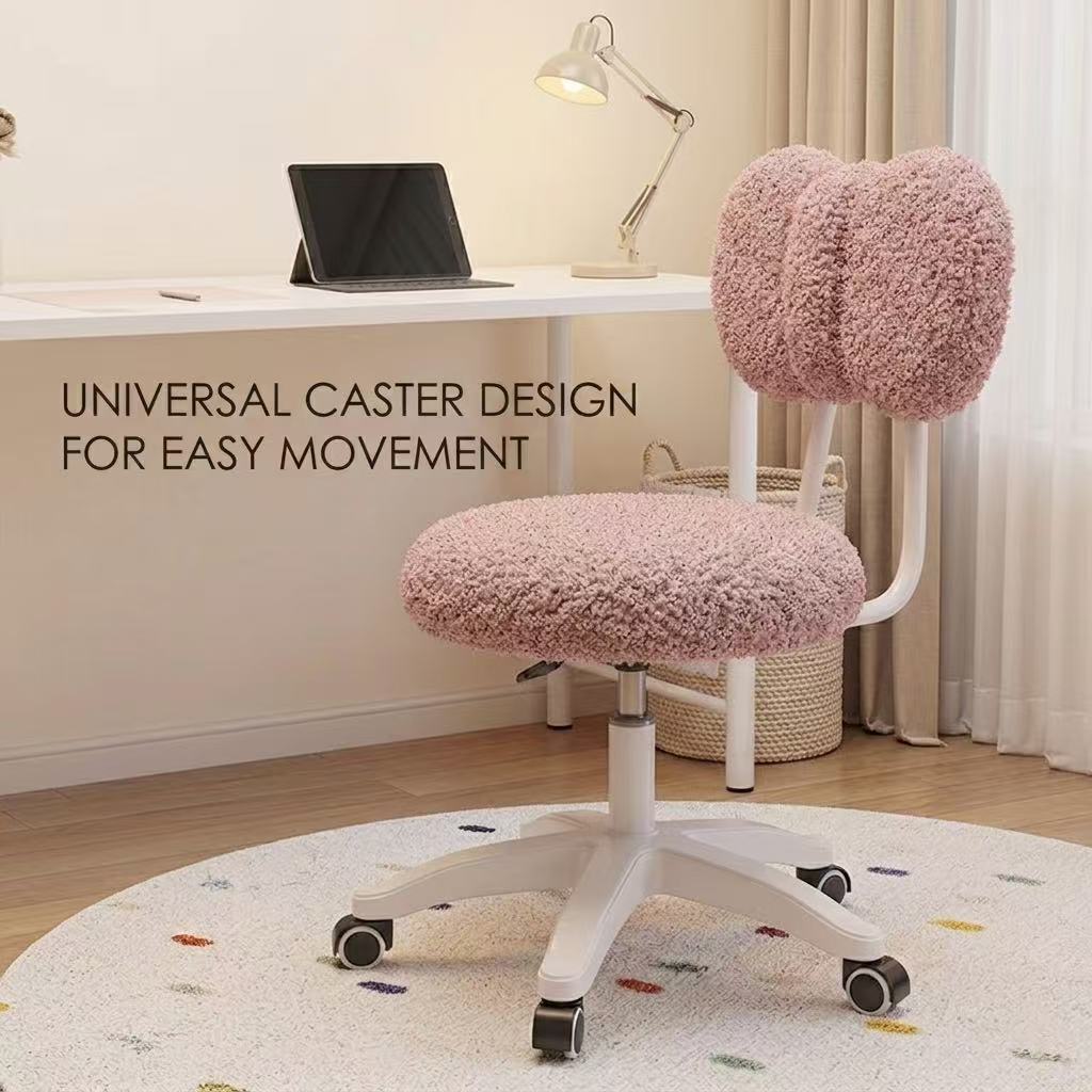 Cute Boucle Swivel Office Chai - Home Office In Living Room review and price