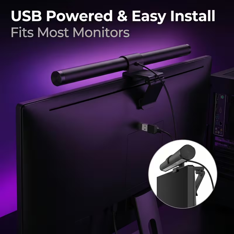 LED Monitor Light Bar With Rem - Home Office Lamp review and price