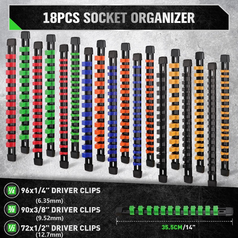 18-Piece Socket Organizer Set  - File Cabinet Drawer review and price