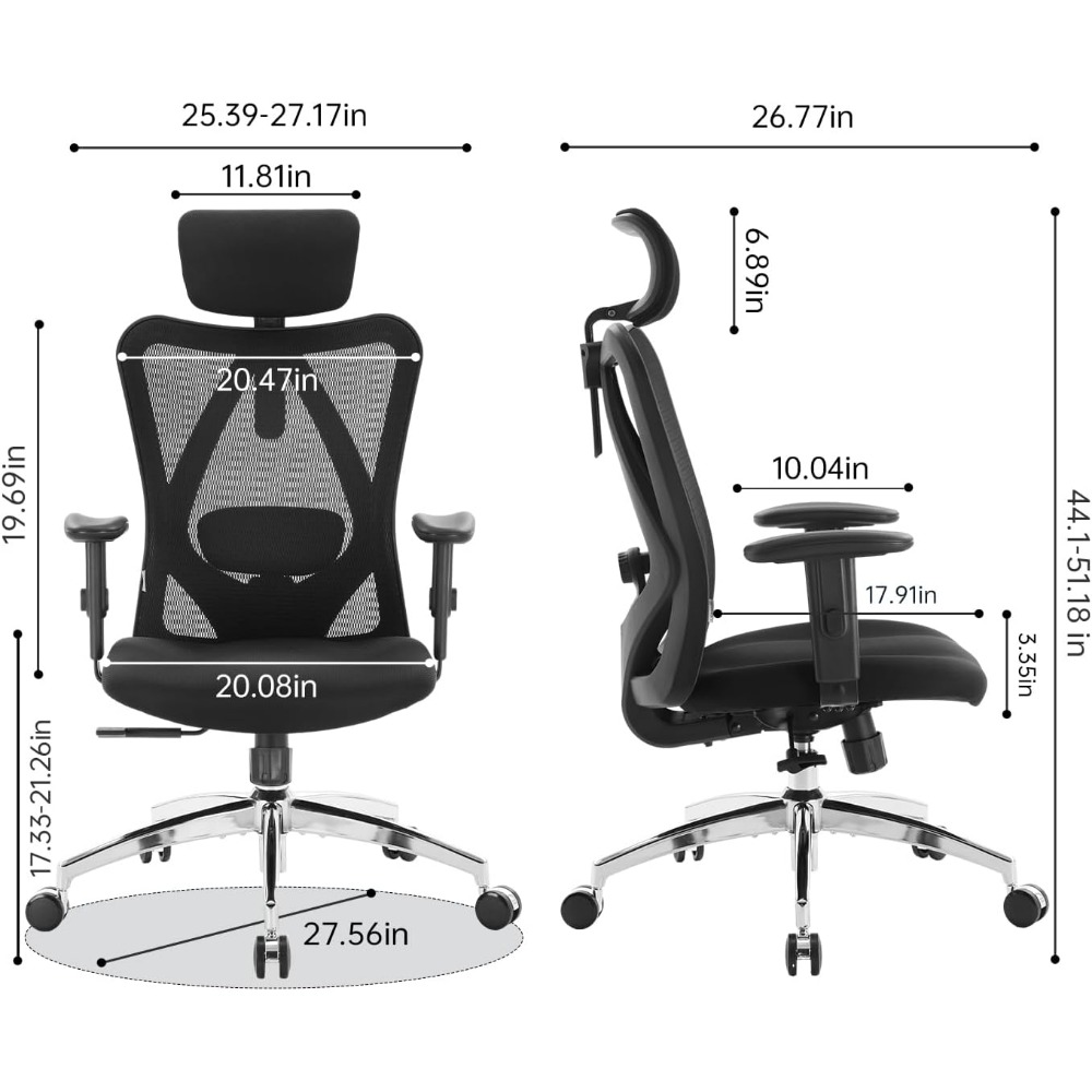 Ergonomic Mesh Desk Chair with - Home Office Chair review and price