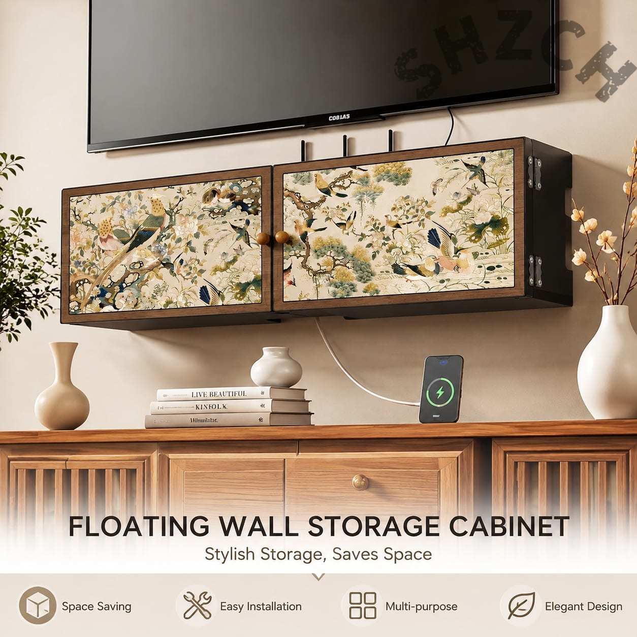 No-Drill Wall-Mount Router Org - Home Office Form review and price