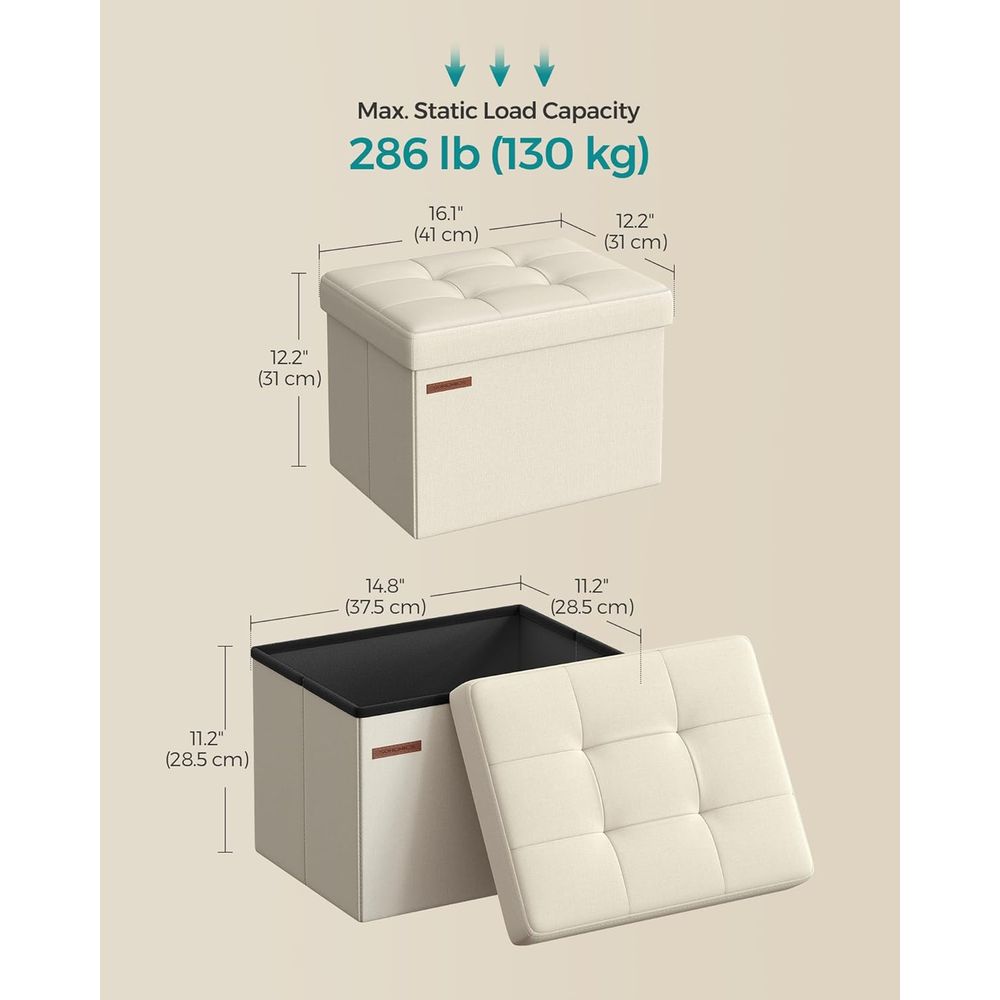 Compact Storage Ottoman, Footr - Home Office In Living Room review and price