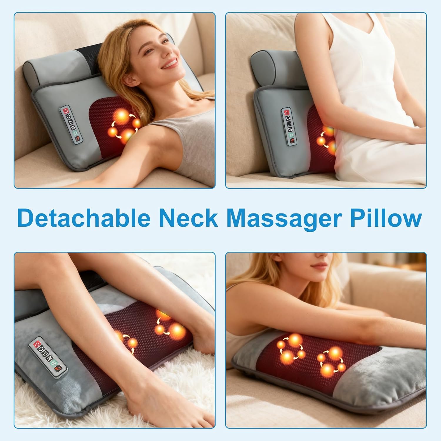 Full Body Massage Mat with Hea - Home Office Head review and price