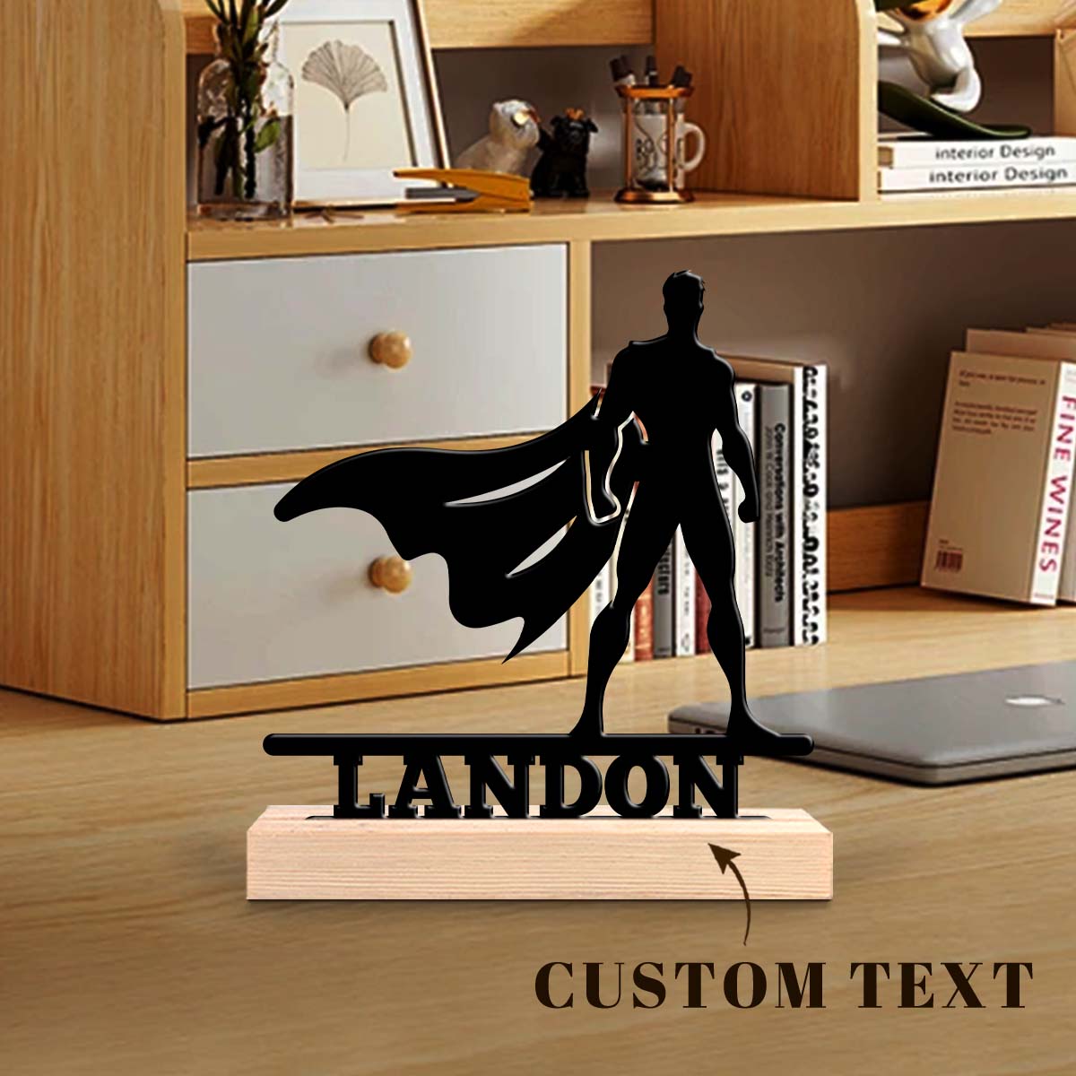1pc Personalized Iron Desktop  - Home Office Equipment review and price