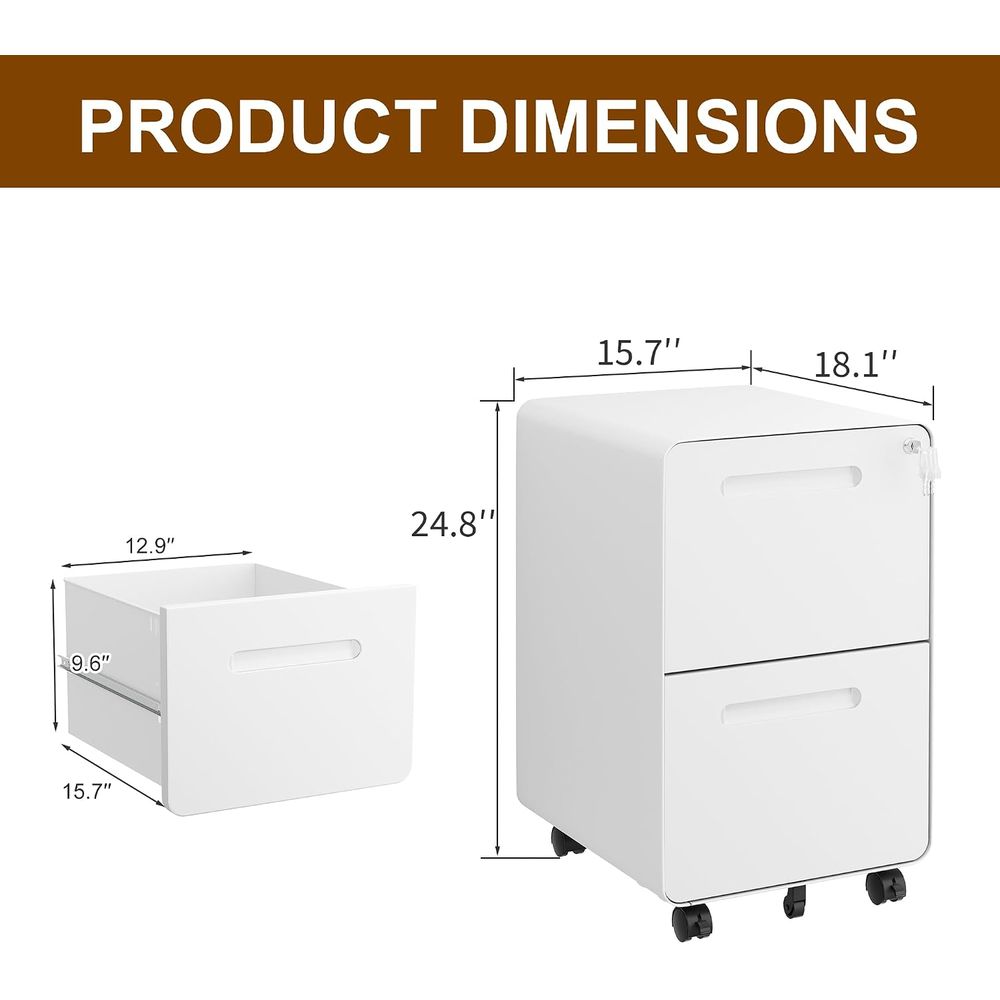 2-Drawer Metal Filing Cabinet  - File Cabinet Drawer review and price