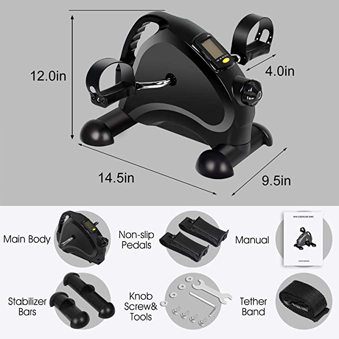 Under Desk Mini Elliptical Bik - Home Office Equipment review and price
