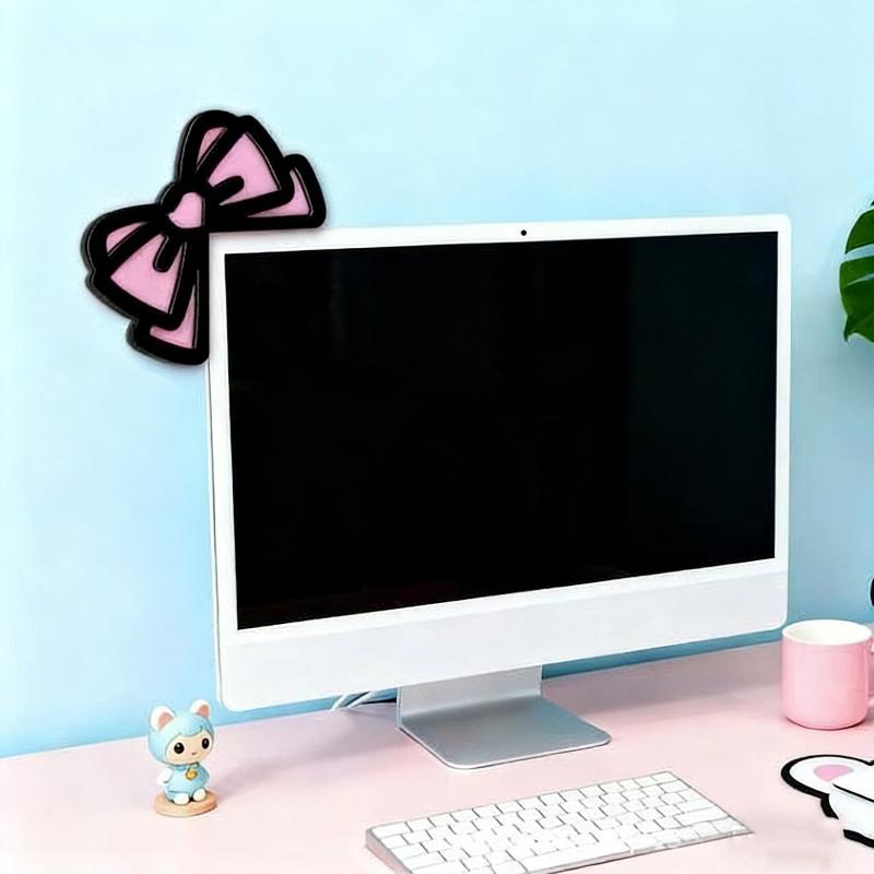 New 1/2Pcs Wooden Bowknot PC A - Home Office Equipment review and price