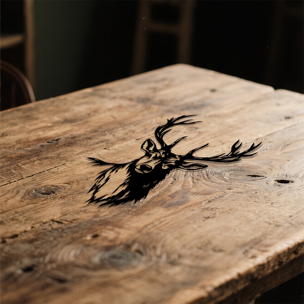 Metal Deer Head Wall Art, Iron - Home Office Head review and price