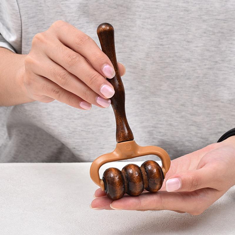 Wooden Massage Roller Handheld - Home Office Head review and price
