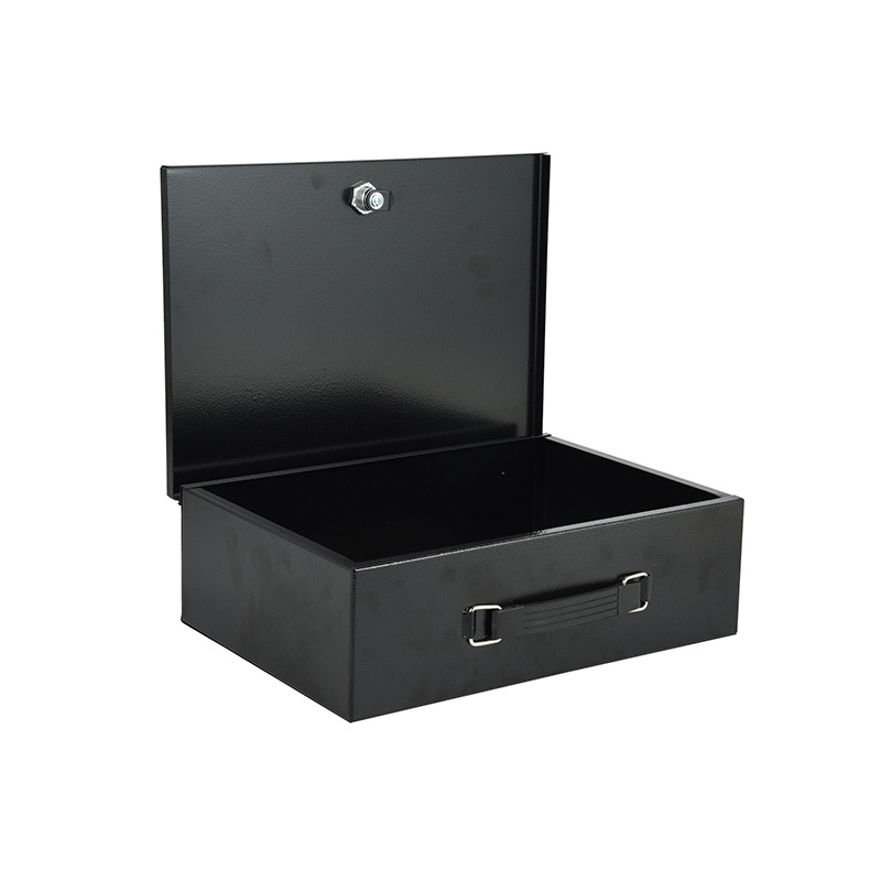 Locked iron box Cash box Docum - Home Office Passport review and price