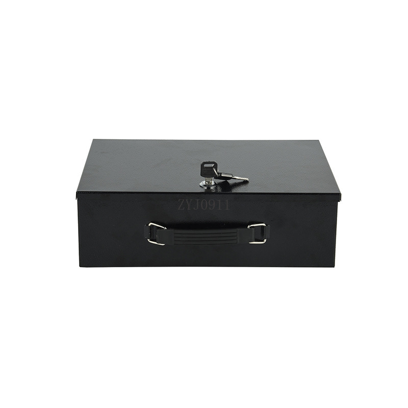 Locked iron box Cash box Docum - Home Office Passport review and price
