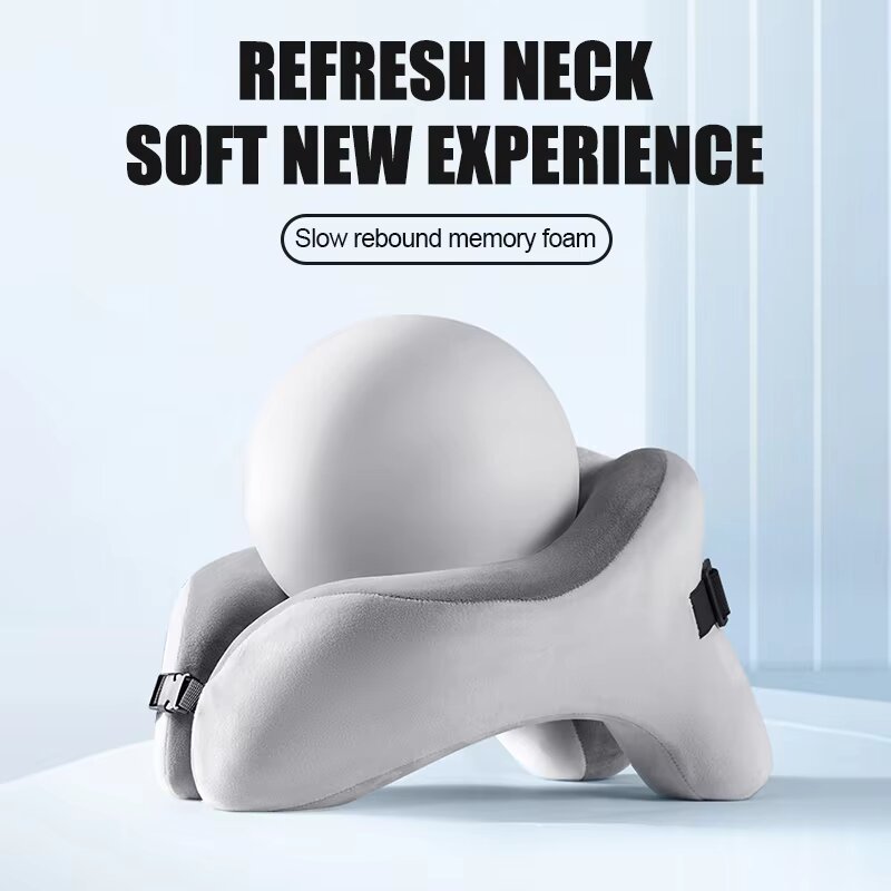 Memory Foam U‑Shape Neck Pillo - Home Office Head review and price
