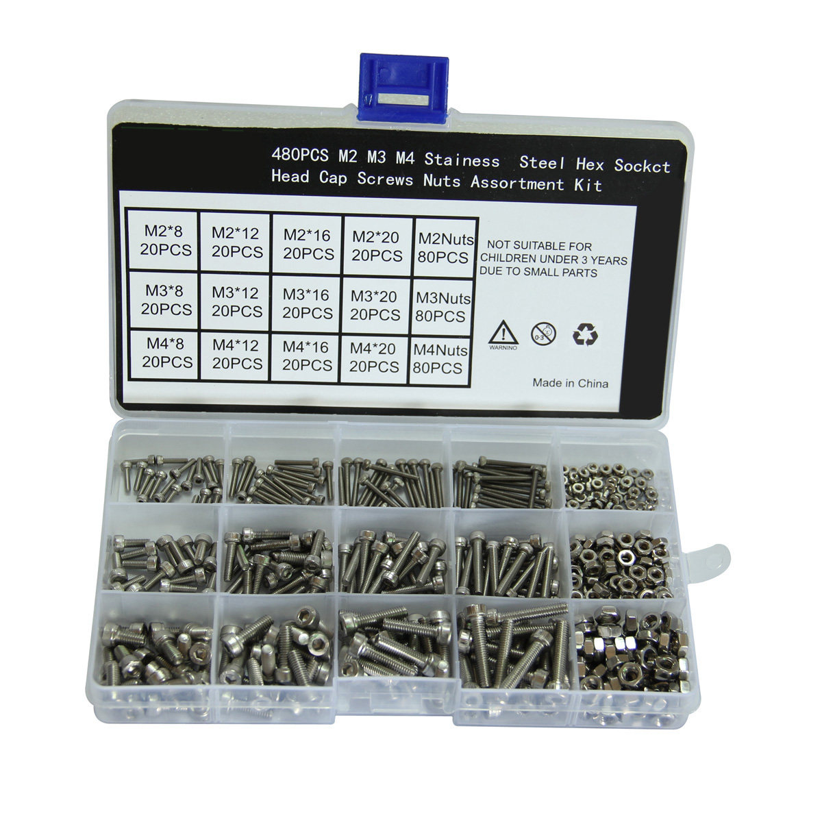 480Pcs Stainless Steel Socket  - Home Office Head review and price