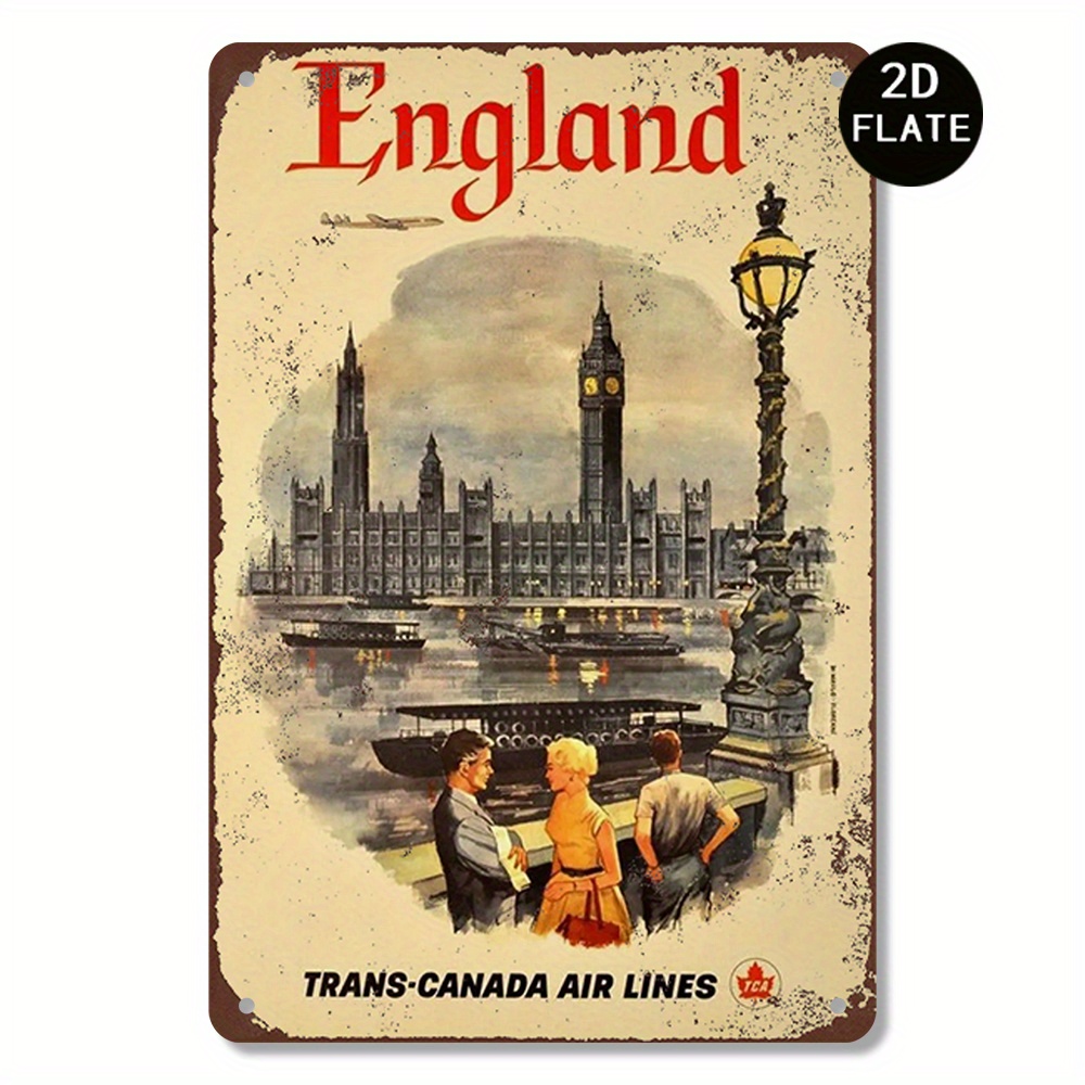 Vintage-Style England Travel M - Home Office Icon review and price