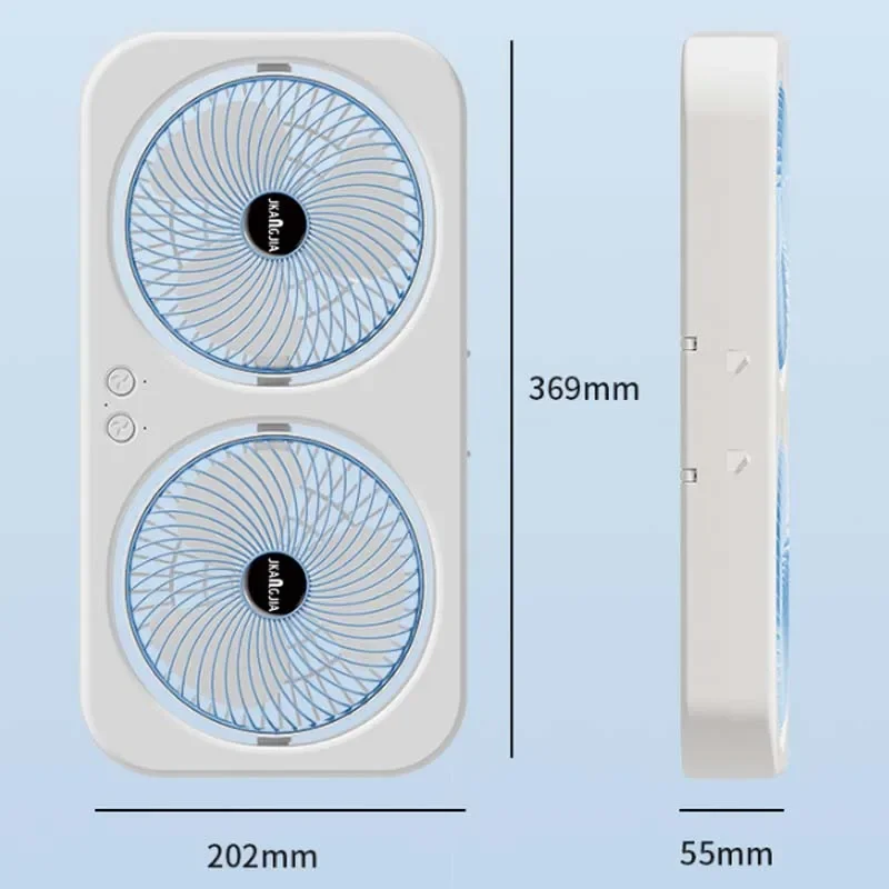 Dual Head Desk Fan USB Recharg - Home Office Head review and price