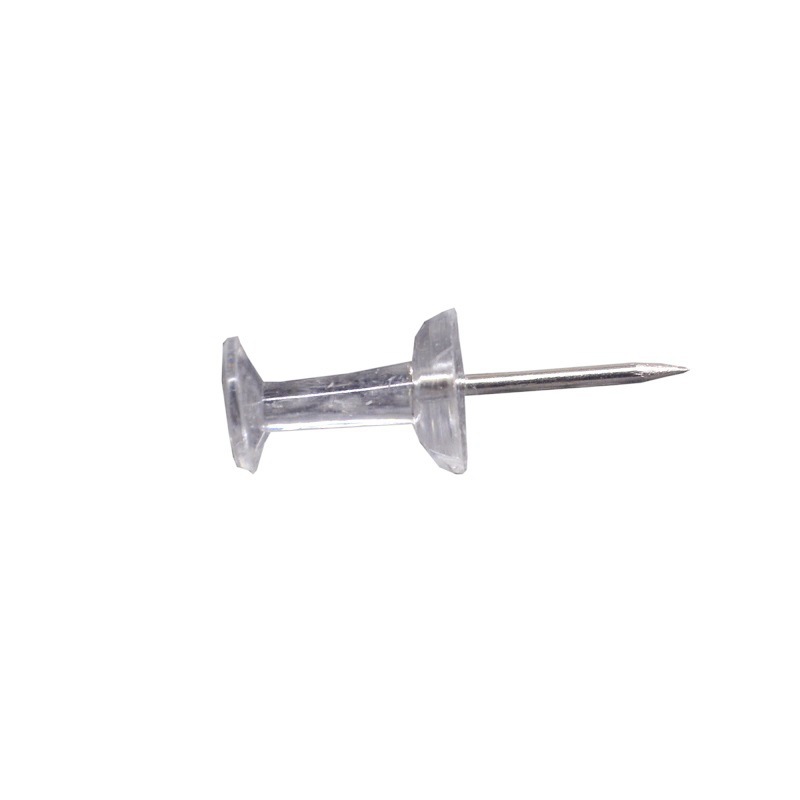 50/100pcs Push Pins Transparen - Home Office Head review and price