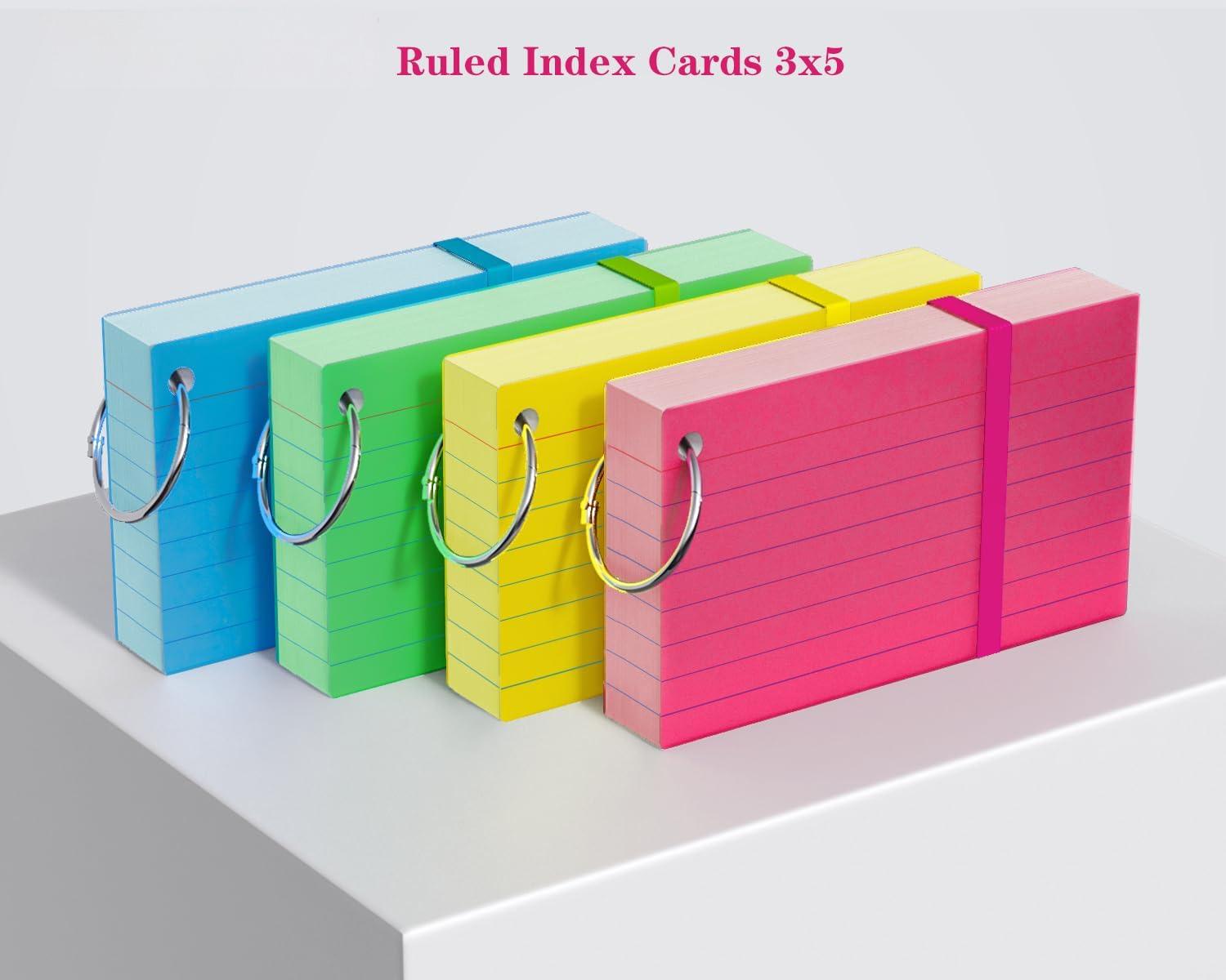 New 200 PCS Colored Index Card - Home Office New Rules review and price