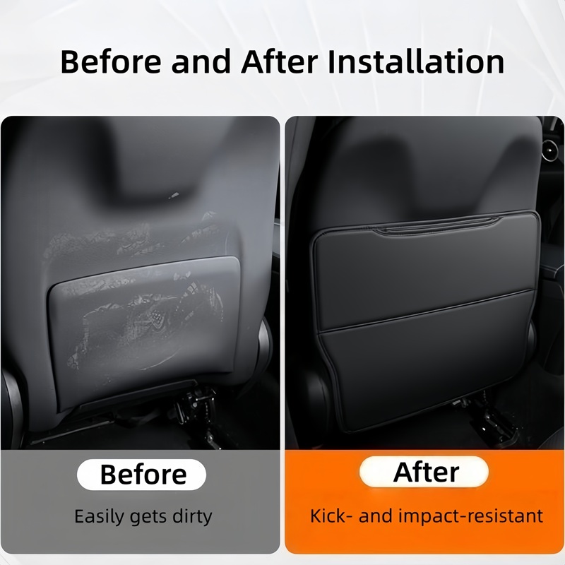 Car Anti-kick Pad Interior Pu  - Mesh Back Cushion review and price